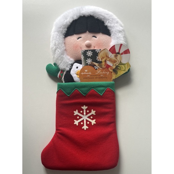 Hallmark‎ VTG Frosty Friends Christmas Stocking Inspired By Keepsake Ornaments - Picture 1 of 10